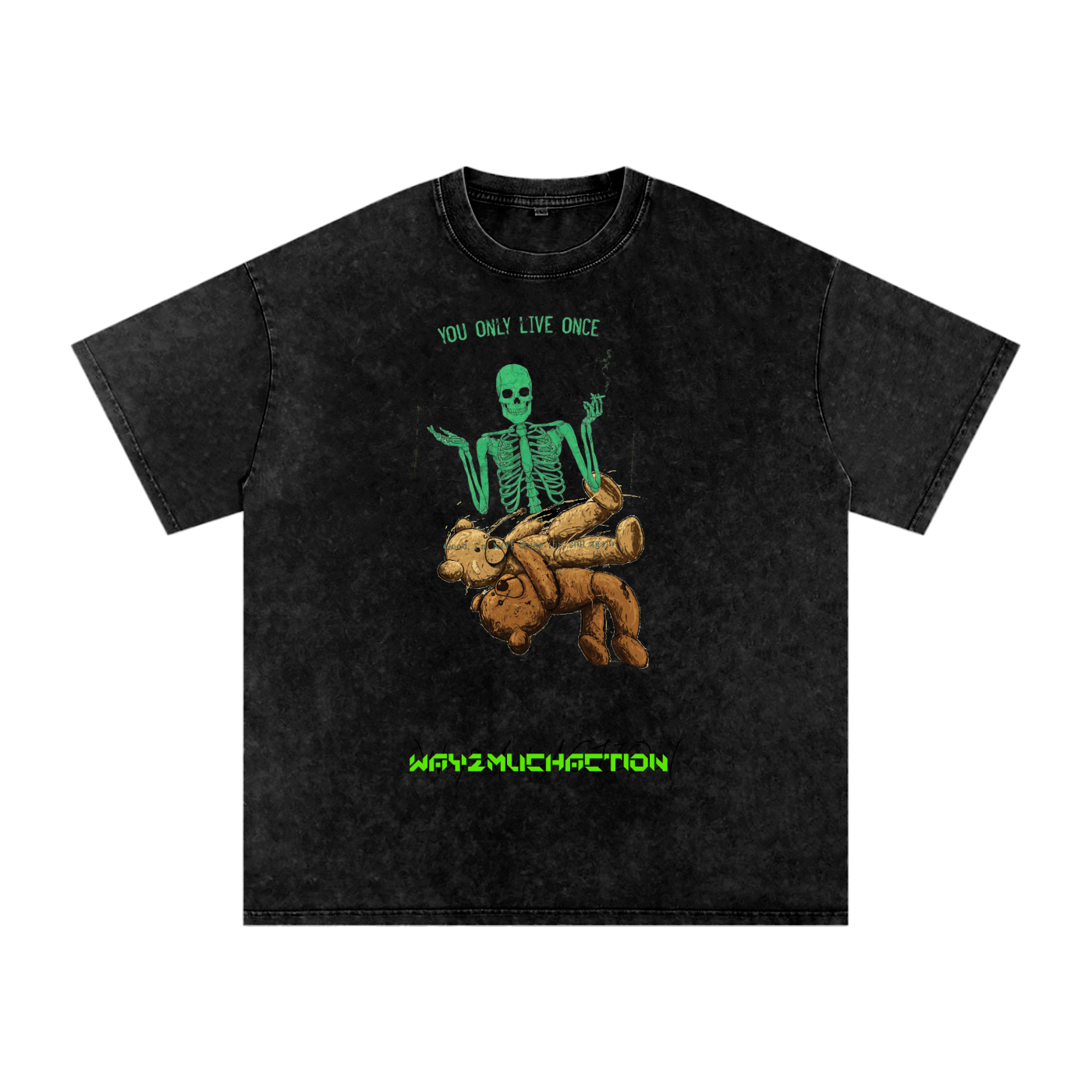 "YOLO" AOA Oversized Rockstar Tee