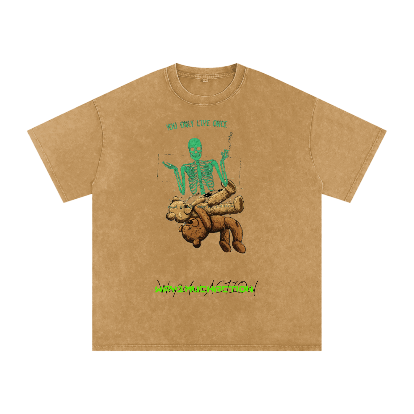 "YOLO" AOA Oversized Rockstar Tee