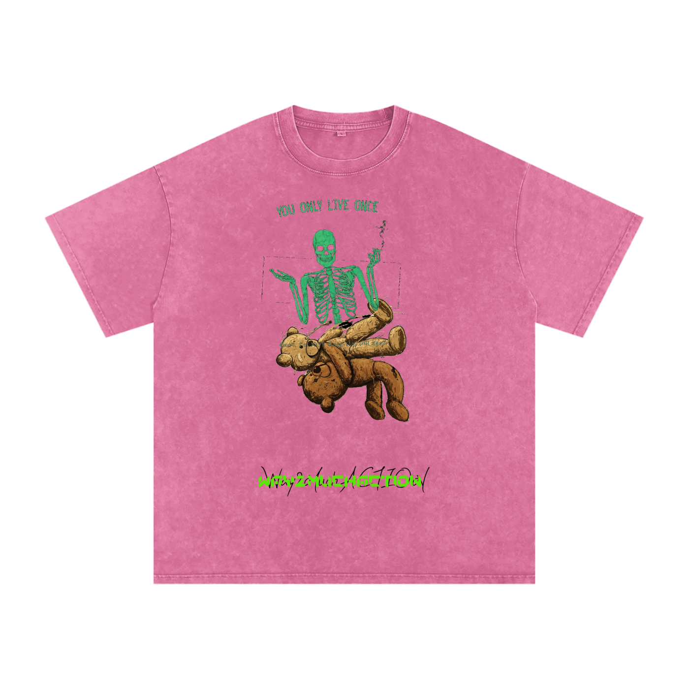 "YOLO" AOA Oversized Rockstar Tee