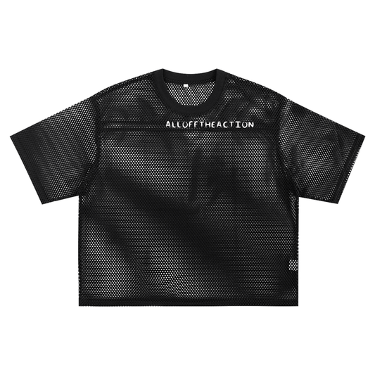 See-through Boxy Net T-shirt